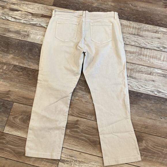 NYDJ Marilyn Straight Sandstone Jeans Size 14 - Picture 8 of 8